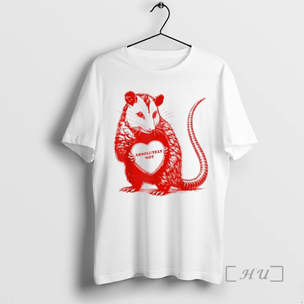Trending Opossum Absolutely Not Valentine Graphic