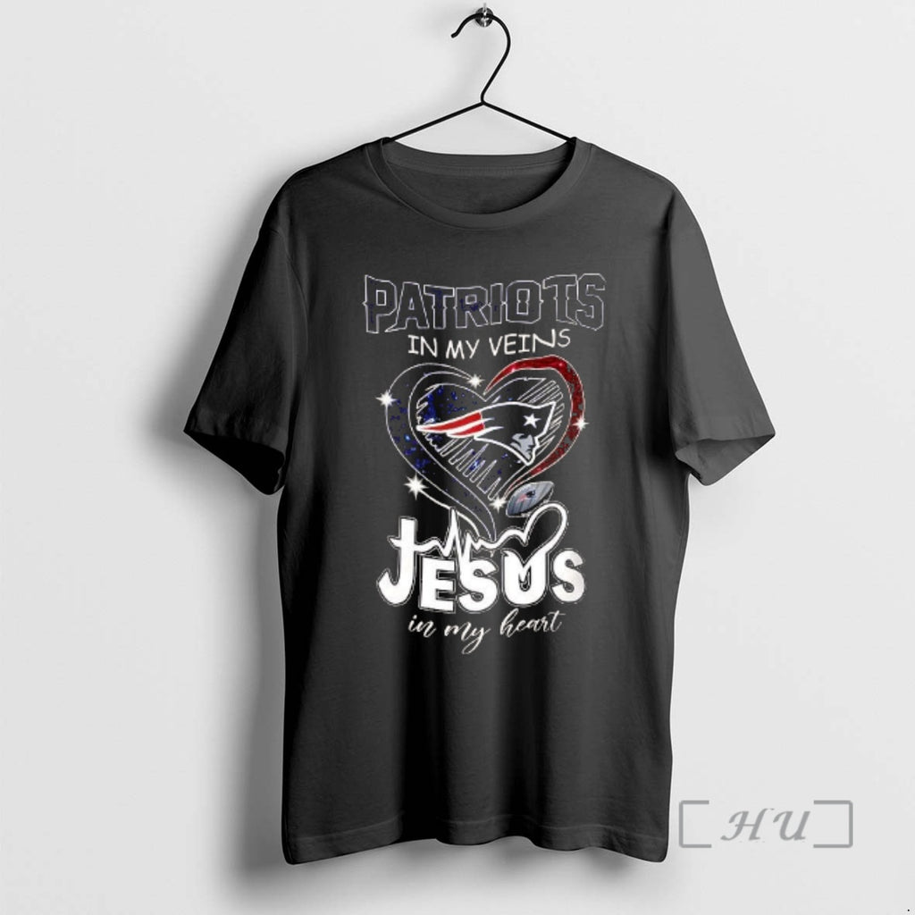 Trending Patriots In My Veins Jesus In My Heart Diamond
