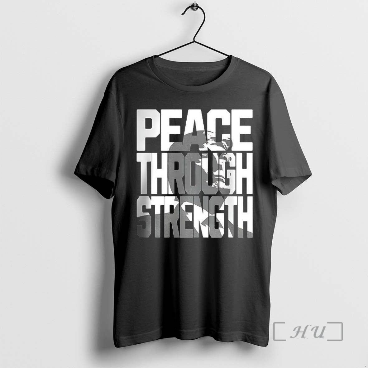 Trending Peace Through Strength Trump In Wording Premium T Shirt Sweater