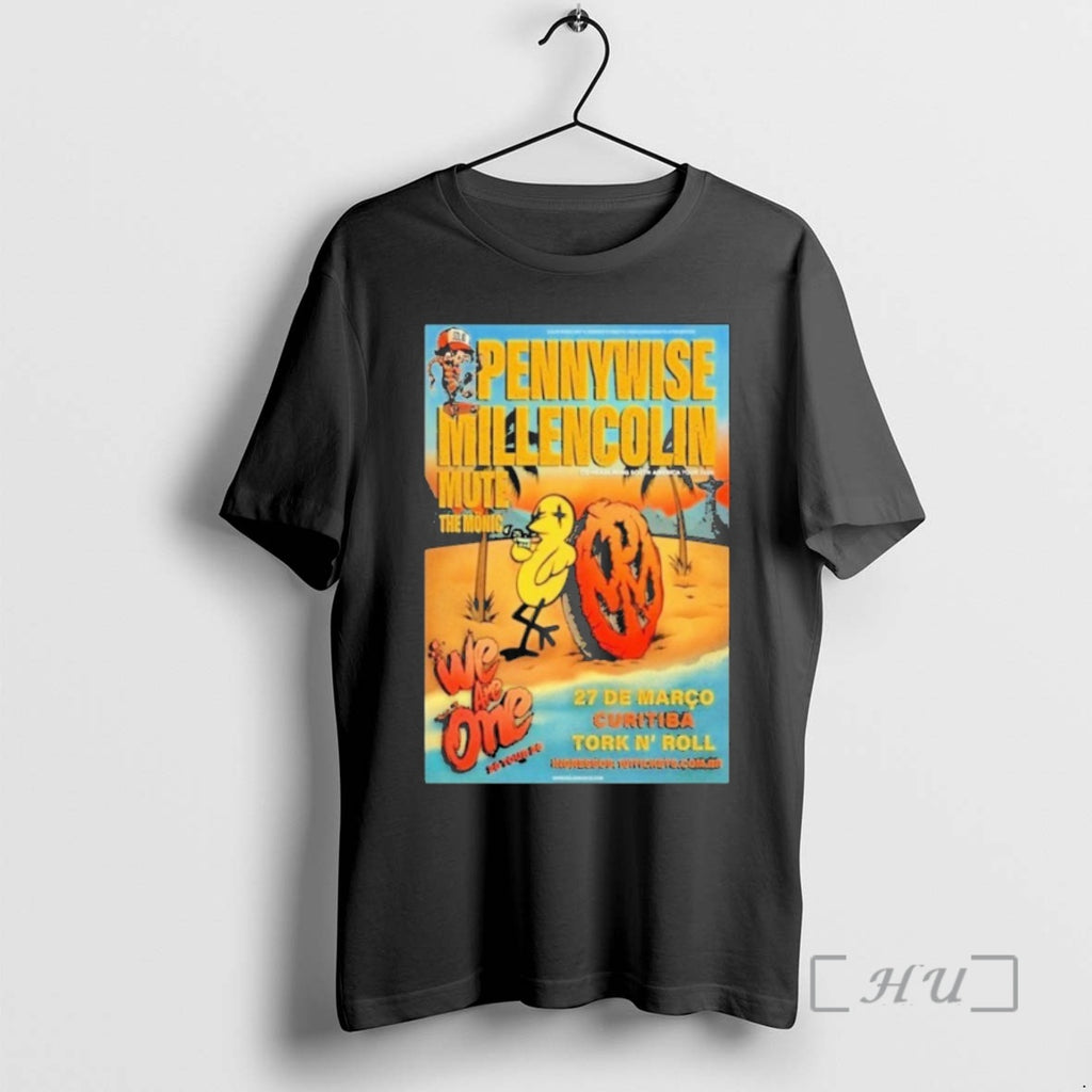 Trending Pennywise We Are One Tour Tork N Roll March 27 2026 Premium T Shirts