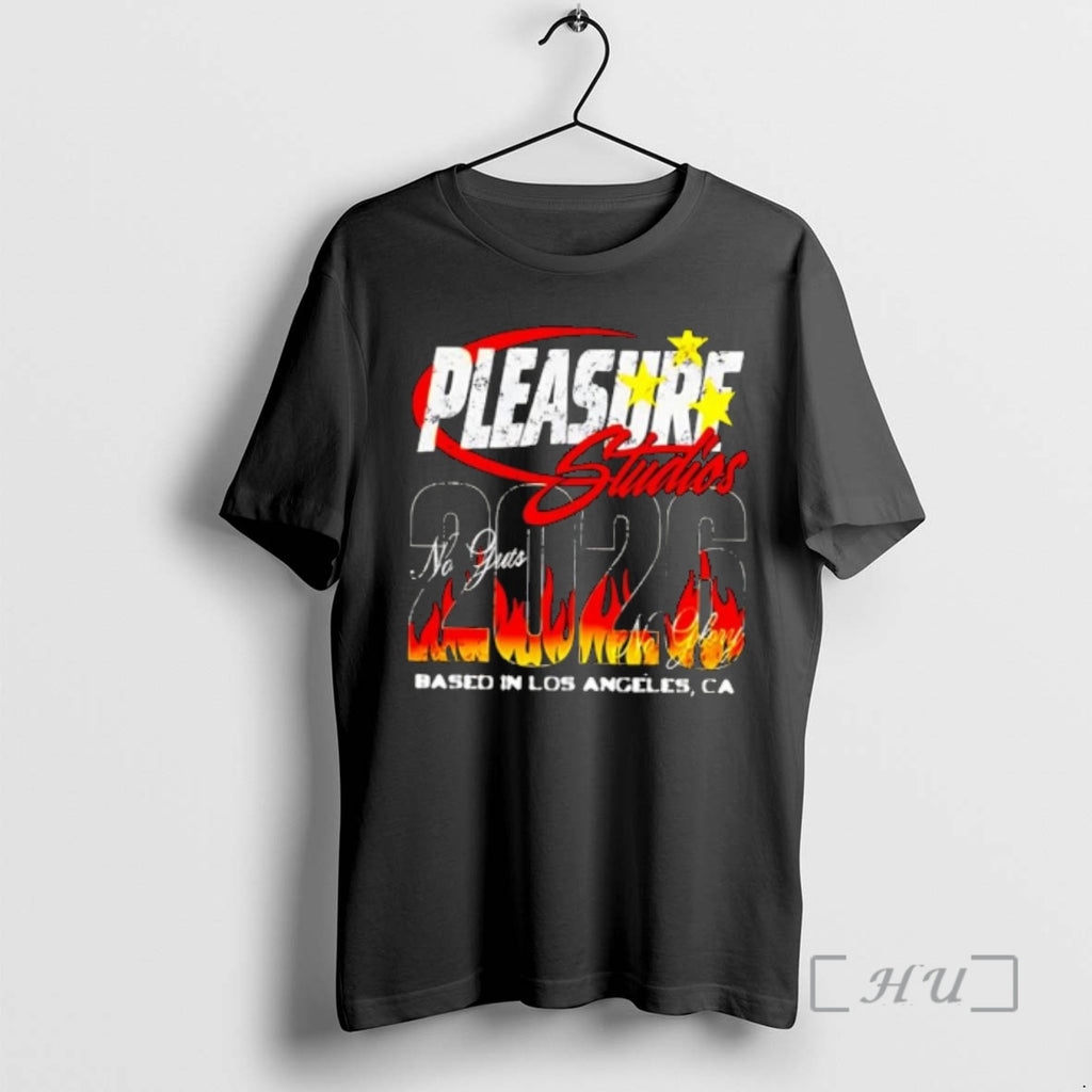 Trending Pleasure Studios No Regrets 2026 Based In Los Angeles Ca Premium T Shirts Sweater