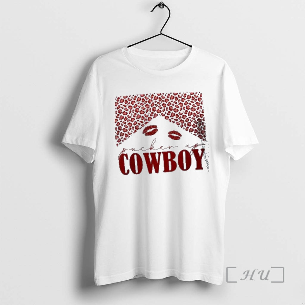 Trending Pucker Up Cowboy Leopard Print Valentines Day