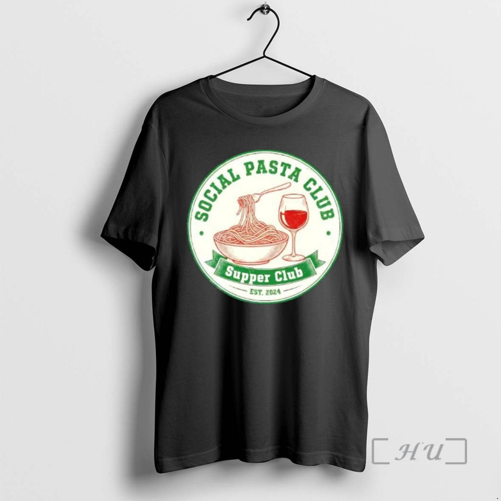 Trending Retro Social Pasta Club Supper Club Est 2024