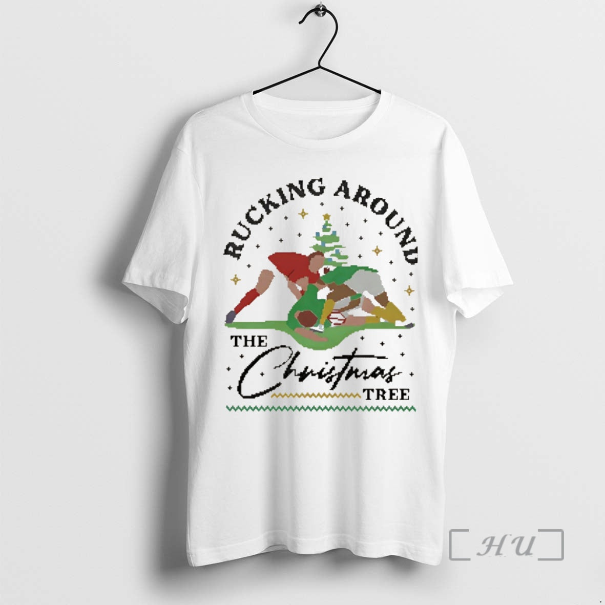 Trending Rugby Wales Rucking Around The Christmas Tree Christmas Premium T Shirt Sweater