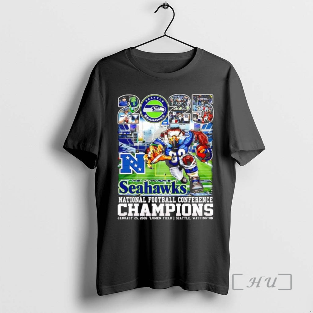 Trending Seahawks National Football Conference Champions Jan 25th 2026 Lumen Field Seattle Washington Premium
