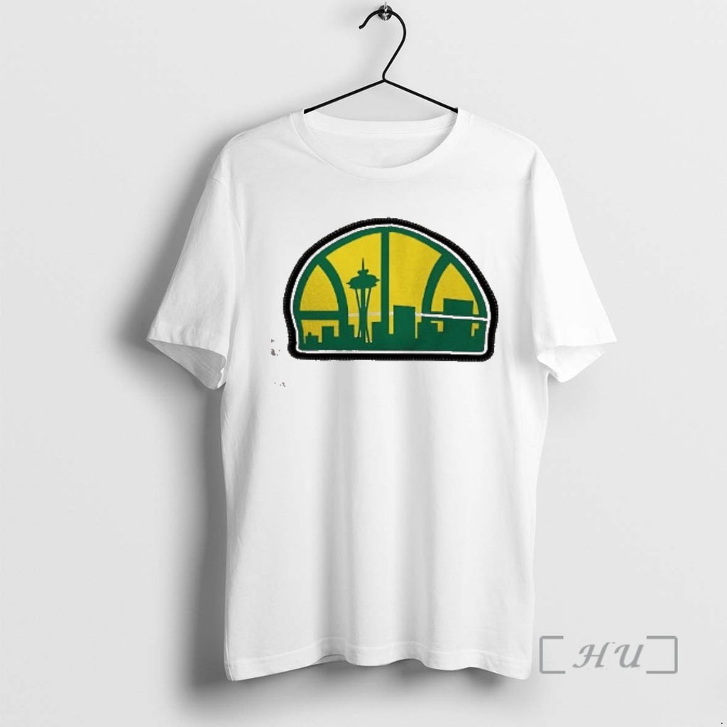 Trending Seattle Supersonics Nba Skyline Hardwood Logo