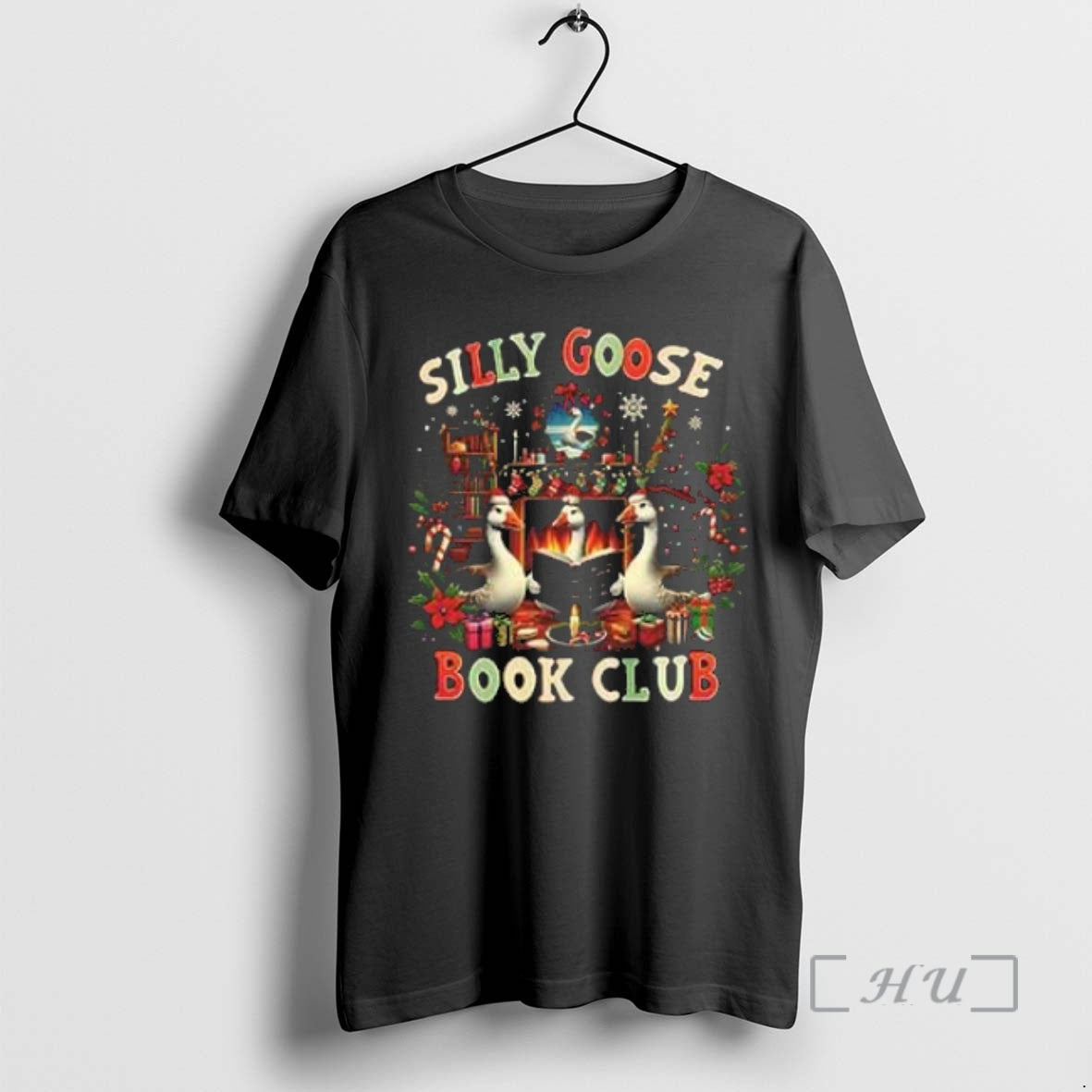Trending Silly Goose Book Club Funny Christmas Reading Premium T Shirt Sweater