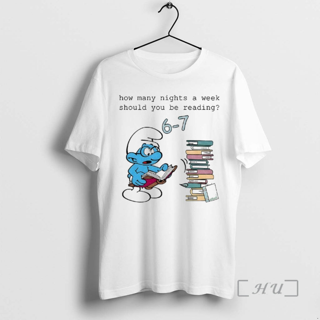 Trending Smurf How Many Nights A Week Should You Be Reading 6 7 Premium