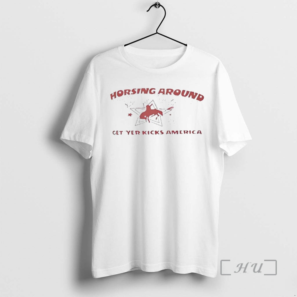 Trending Sydney Sweeney Horsing Around Get Yer Kicks America
