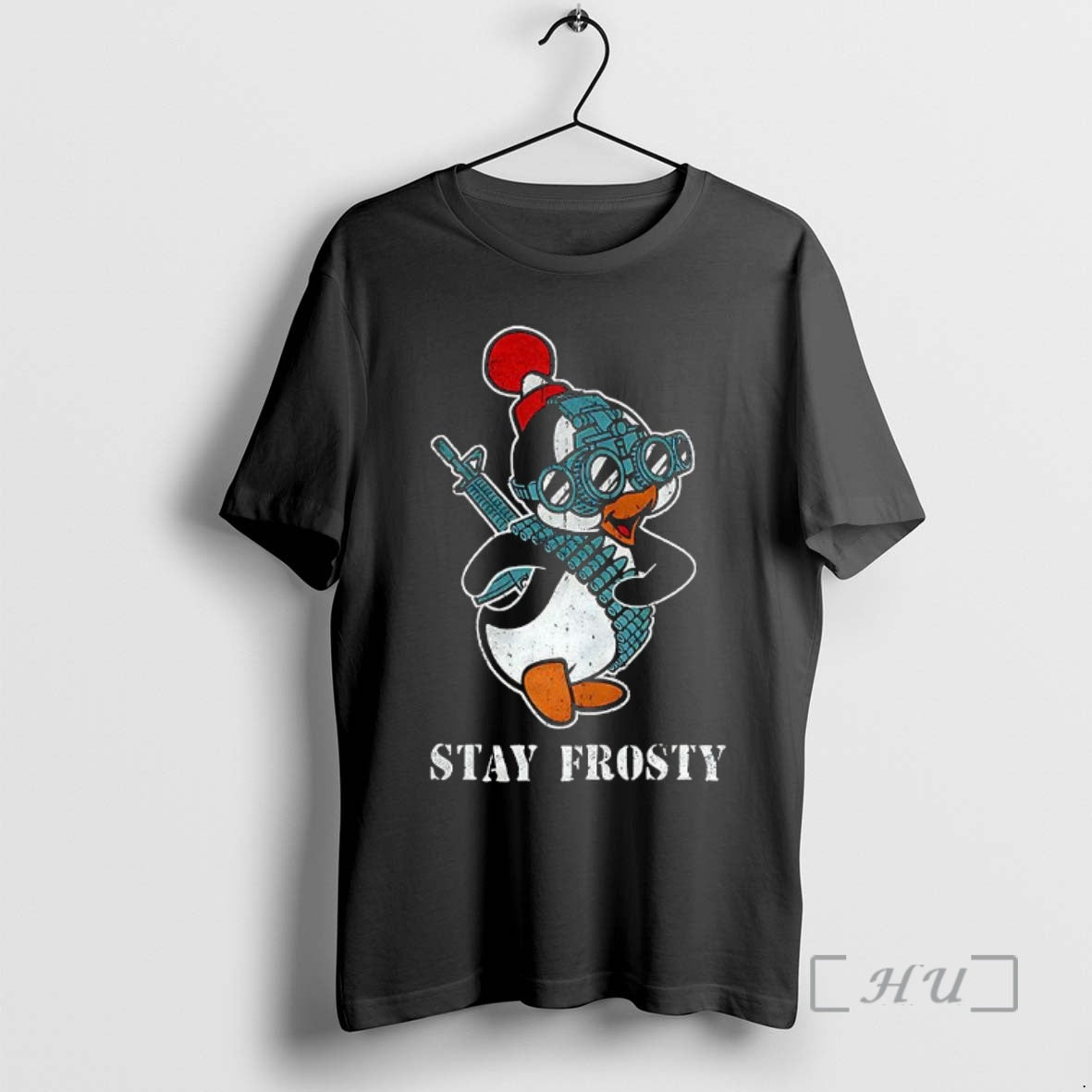 Trending Tactical Penguin Stay Frosty Funny Premium T Shirt Sweater