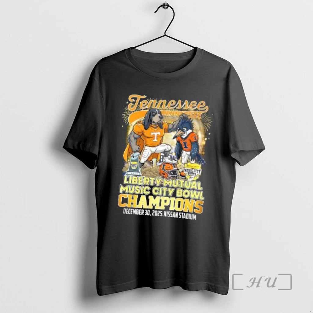 Trending Tennessee Volunteers Beat Illinois Fighting Illini Liberty Mutual Music City Bowl 2025 Mascot Premium