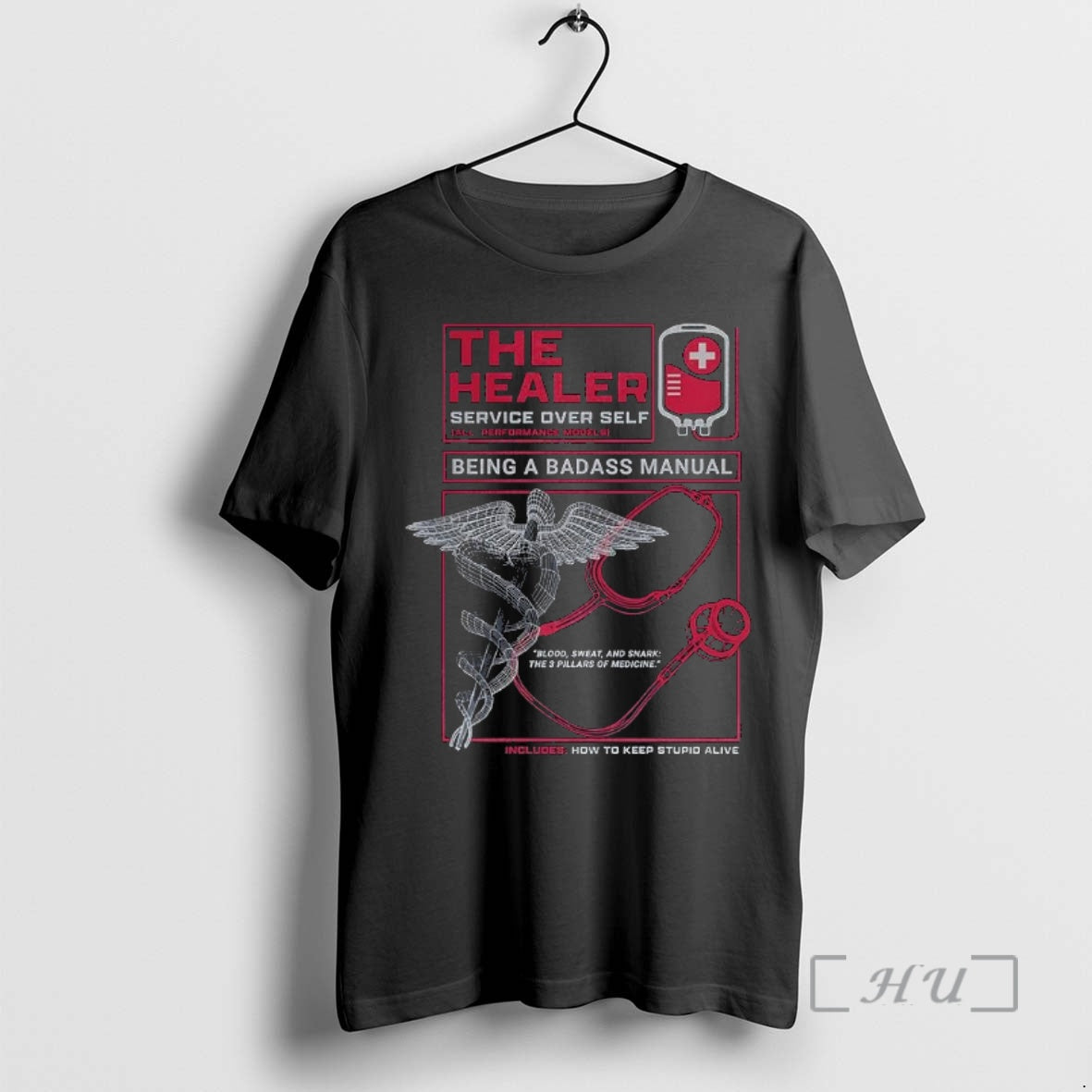 Trending The Healer Service Over Self Rod Of Asclepius Premium T Shirt Sweater