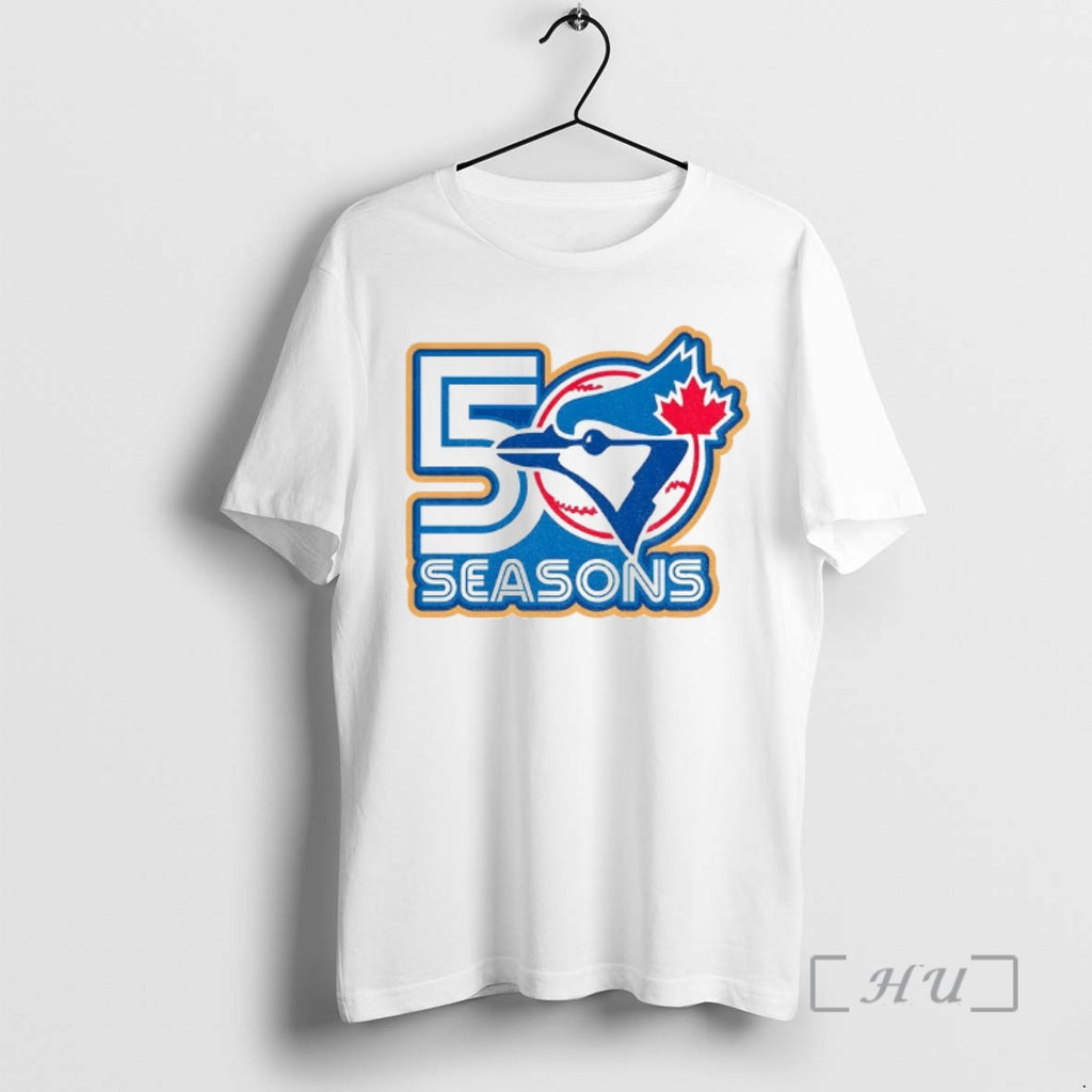 Trending Toronto Blue Jays 50 Seasons The Blue Jays In 2026 Premium T Shirts Sweater