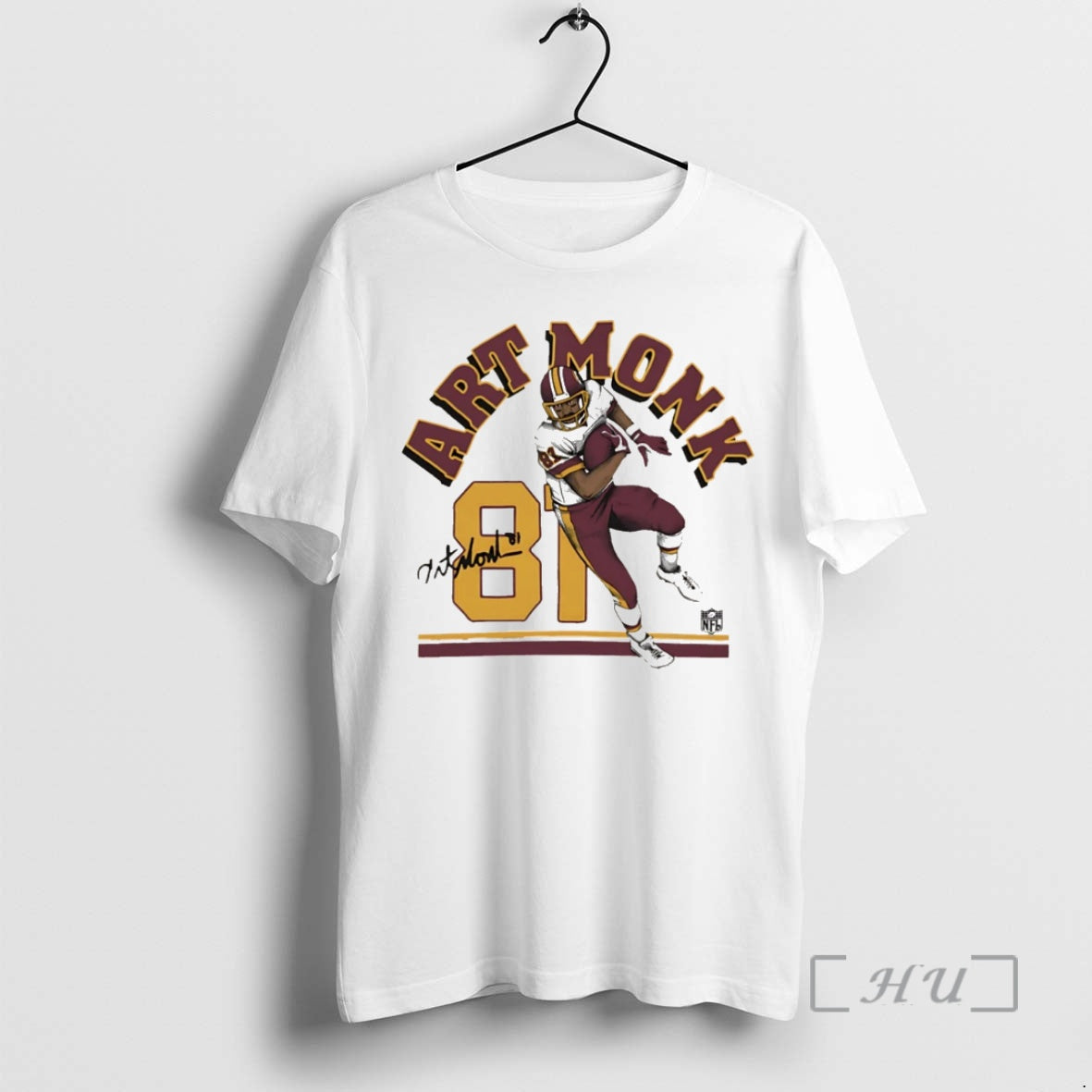 Trending Washington Commanders Art Monk Retired Player Signature Christmas Premium T Shirt Sweater