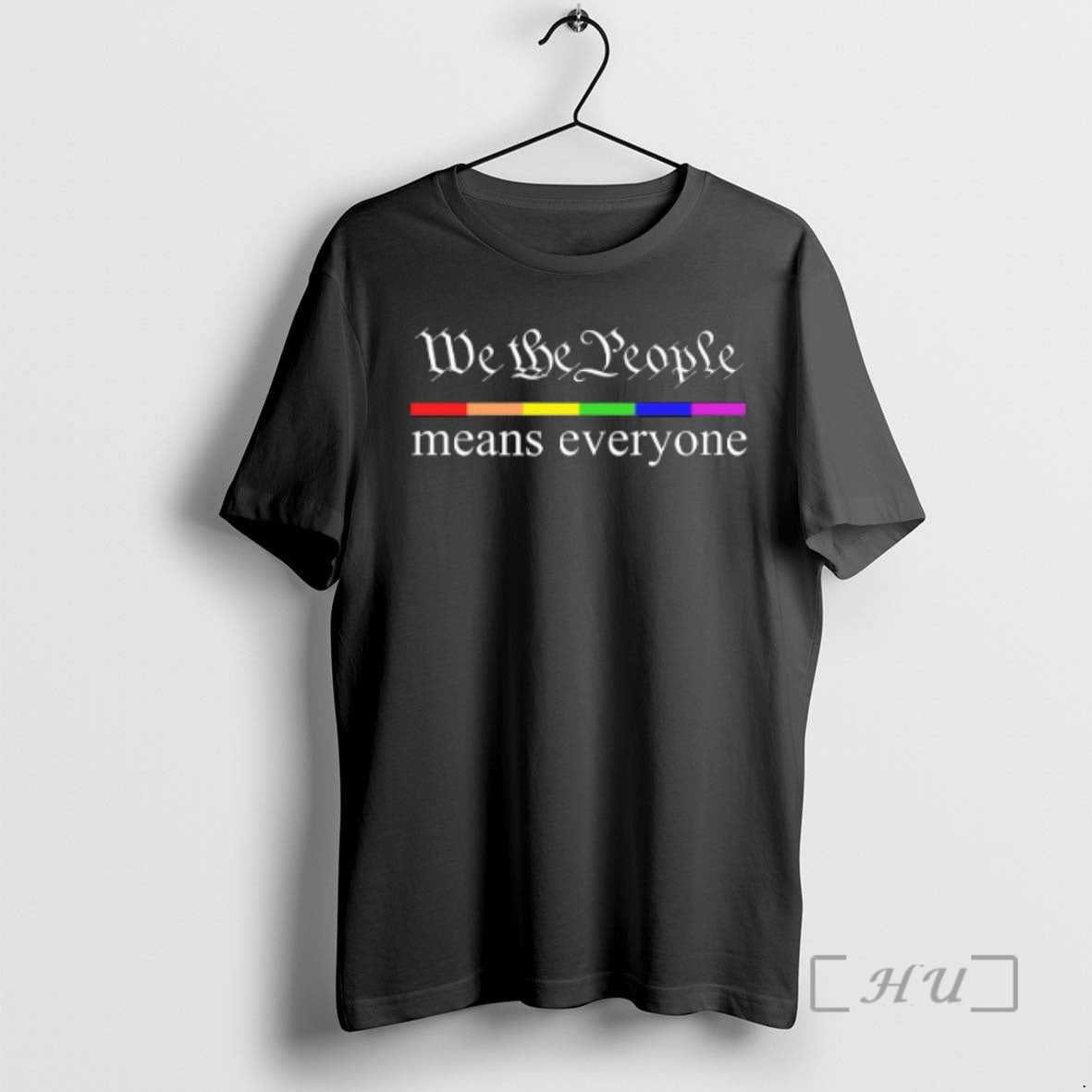 Trending We The People Means Everyone Lgbtq Rainbow Premium T Shirt Sweater