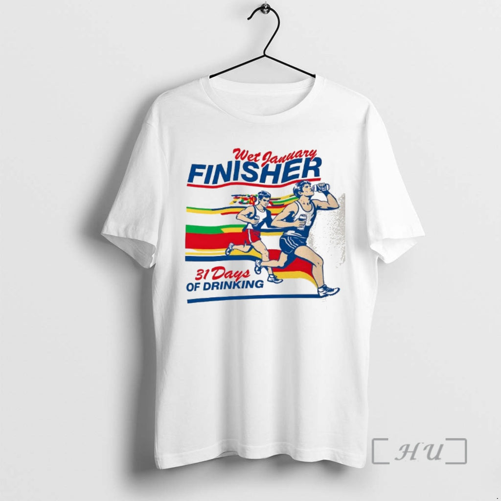 Trending Wet January Finisher 31 Days Of Drinking Running Logo