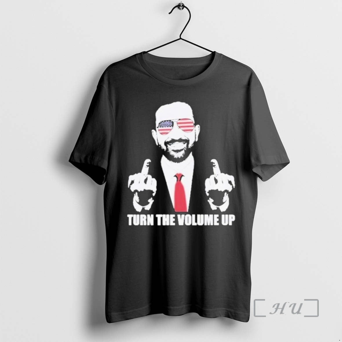 Trending Zohran Mamdani Turn The Volume Up Middle Finger Premium T Shirt Sweater