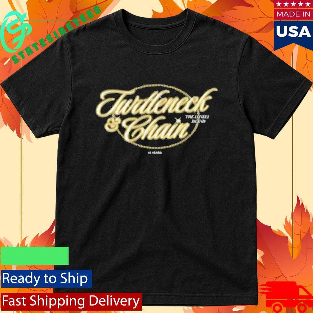 Turtleneck & Chain 15Th Anniversary Logo Shirt