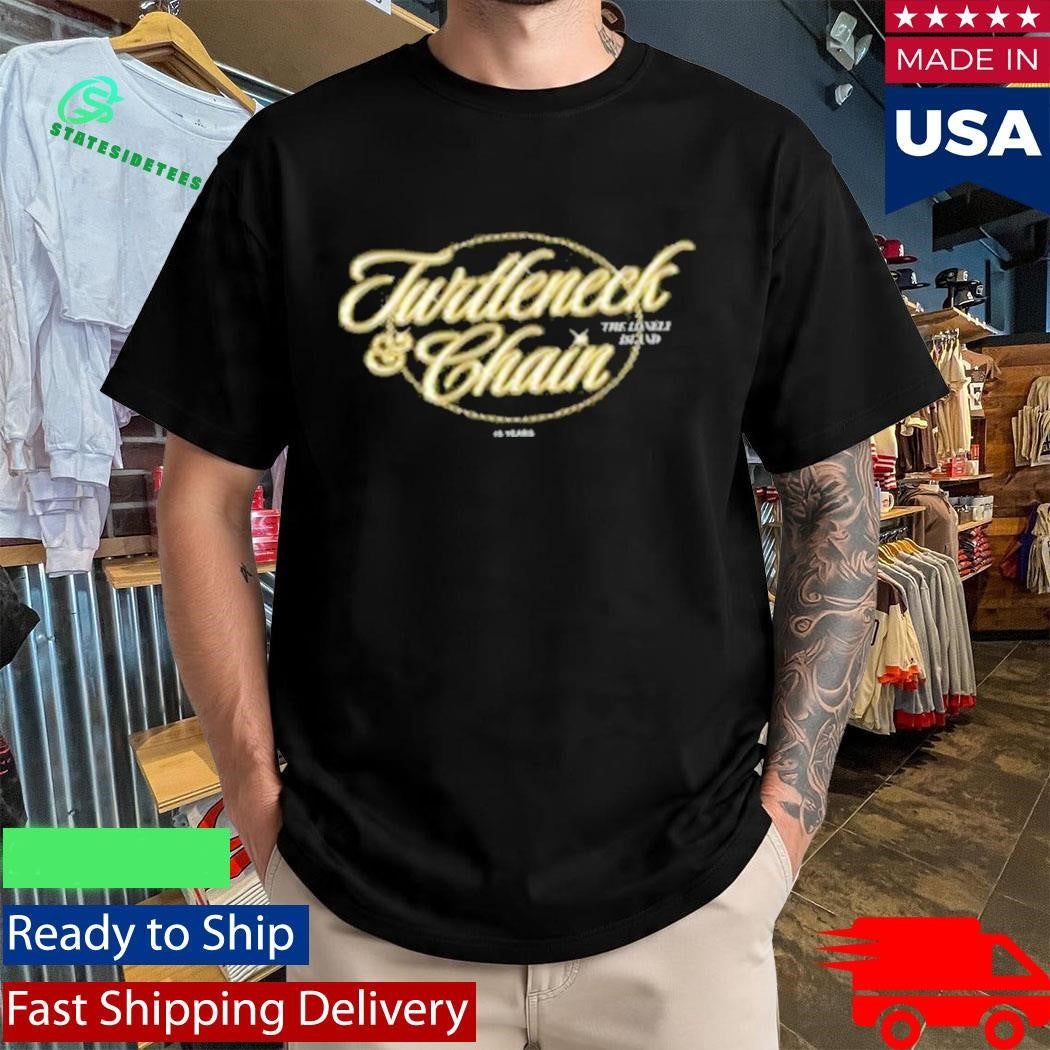 Turtleneck & Chain 15Th Anniversary Logo Shirt