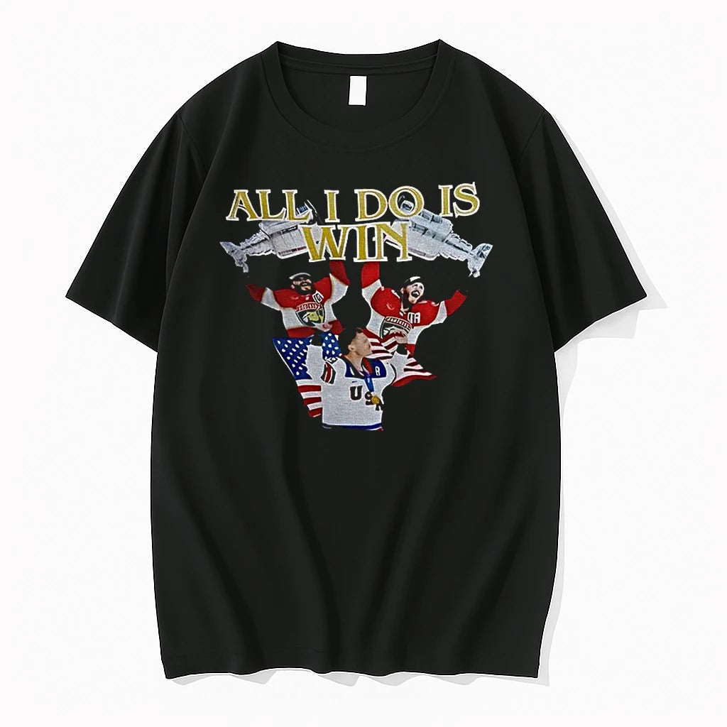 Usa Mens Hockey All I Do Is Win Olympics Winner Gold Medal Tshirts Sweater