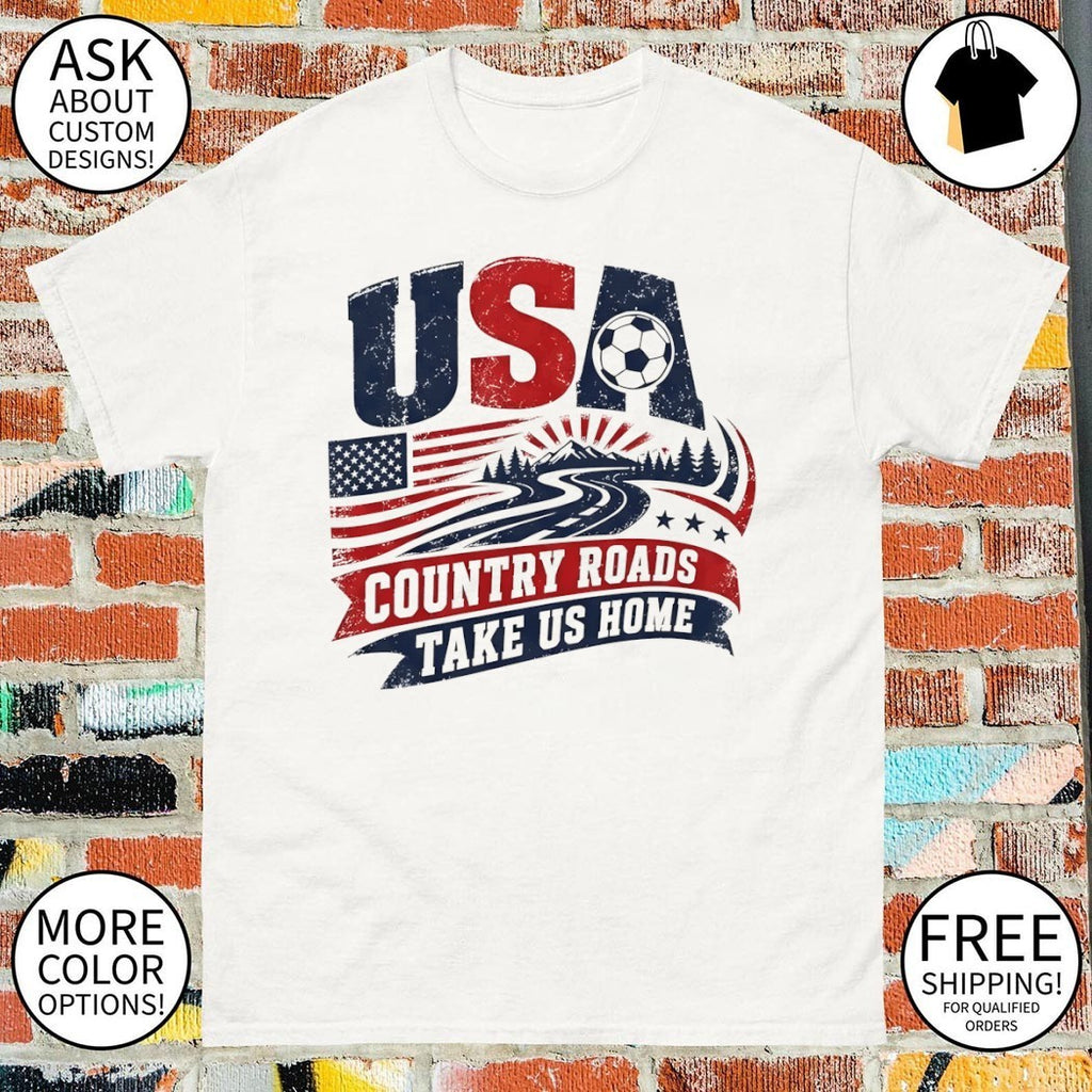 USA Soccer Country Roads Take US Home World Cup 2026 shirt