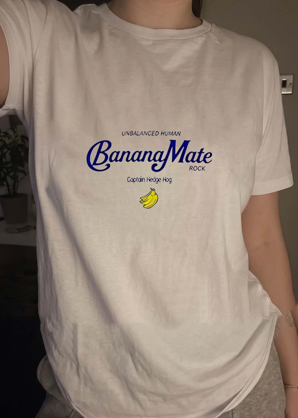 Unbalanced Human Captain Hedge Hog BananaMate Rock T-Shirt