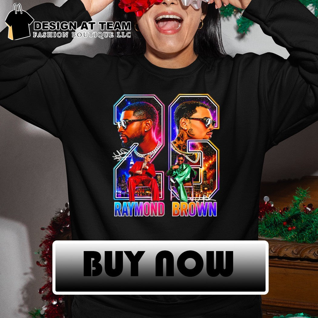 Usher Chris Brown Raymond and Brown R&B Tour 2026 signature shirt