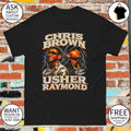 Usher Raymond and Chris Brown Diamond The R and B Tour Music Concert 2026 signatures shirt