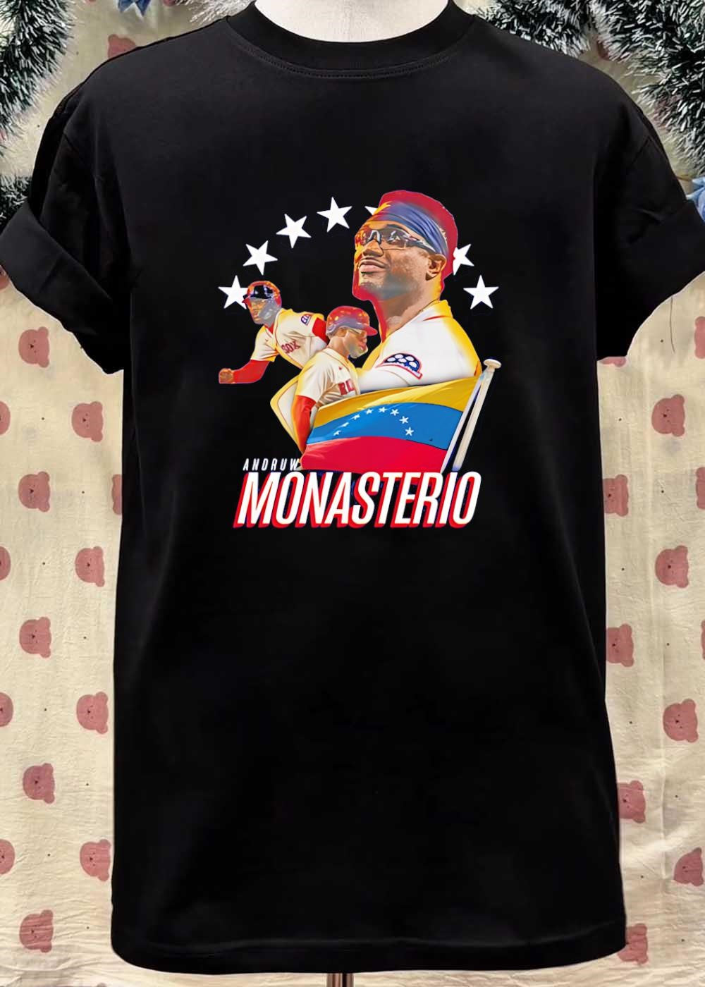 Venezuelan Pride Andruw Monasterio Red Sox Shirt