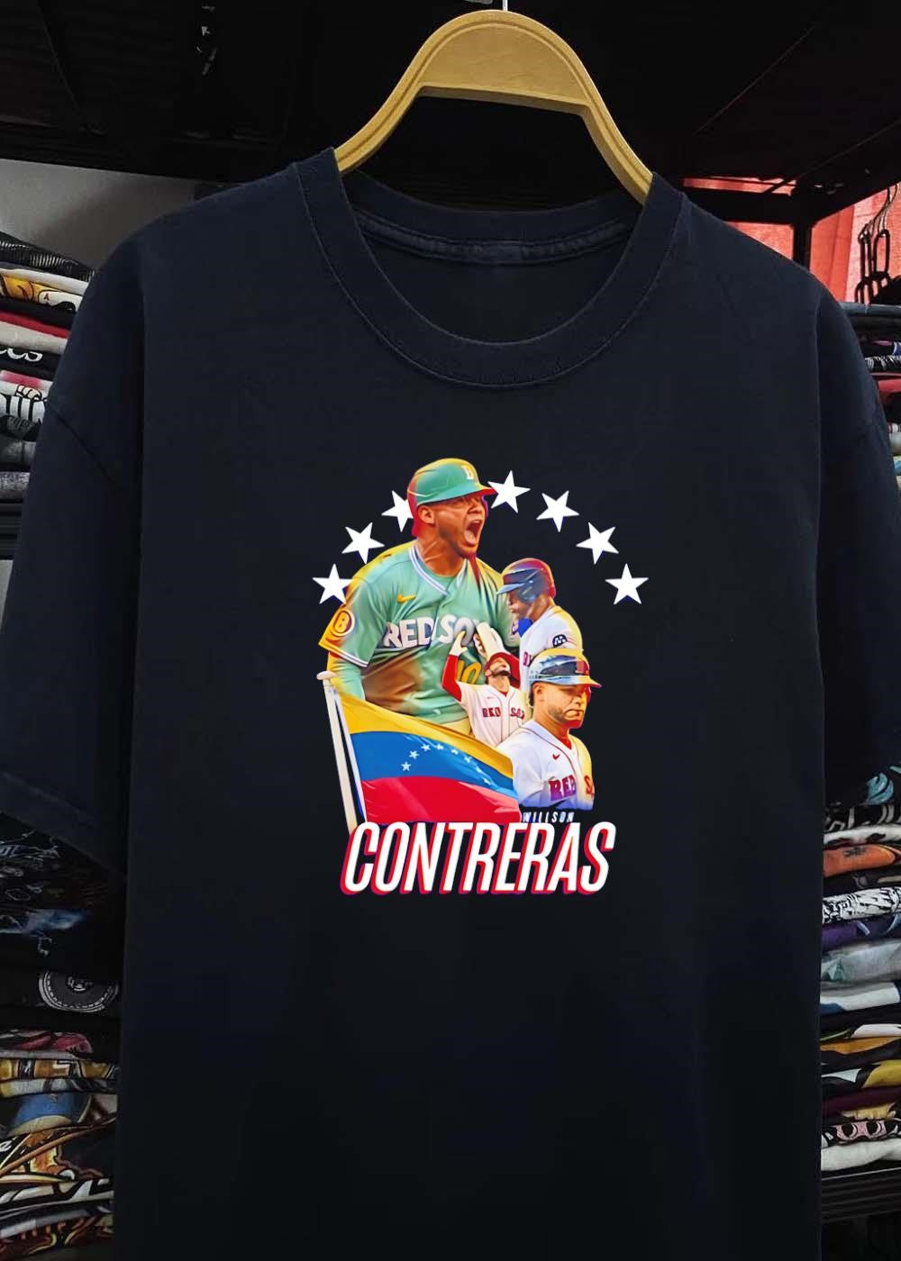 Venezuelan Pride Willson Contreras Red Sox T-Shirt