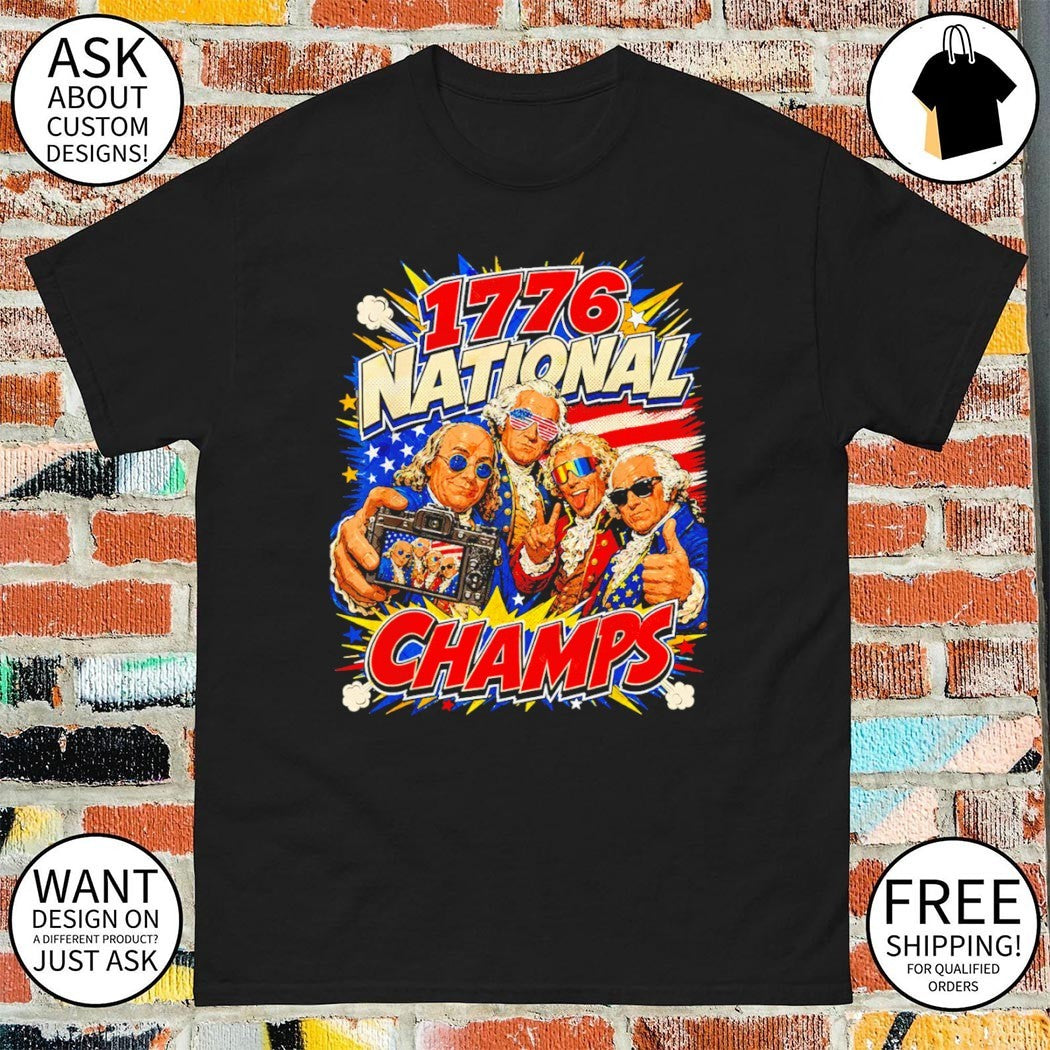 Vintage Founding Fathers Selfie 1776 National Champs shirt