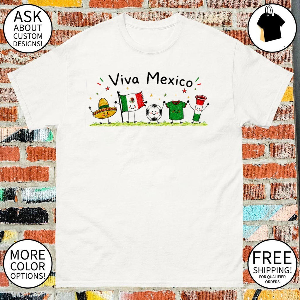 Viva Mexico Soccer World Cup 2026 shirt