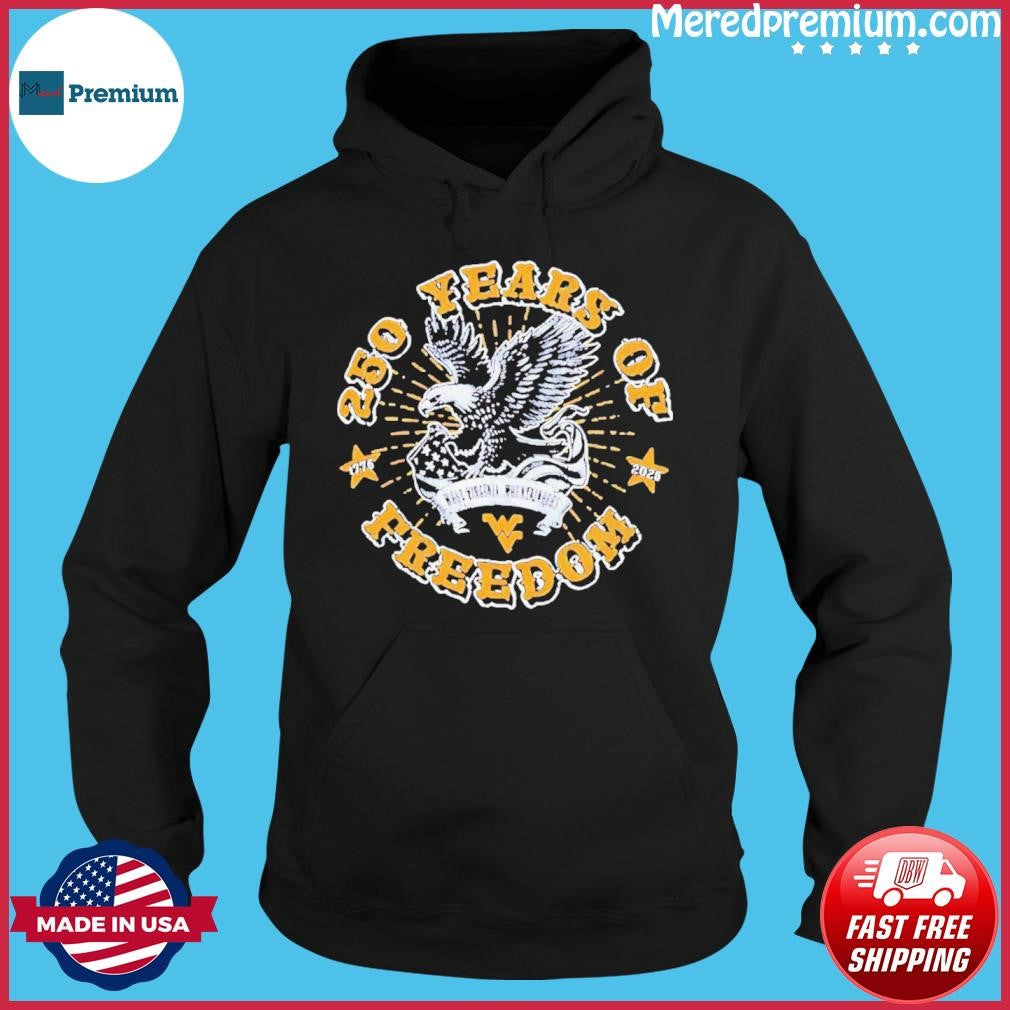 West Virginia Mountaineers Americana 250 Years of Freedom 1776-2026 T-Shirt