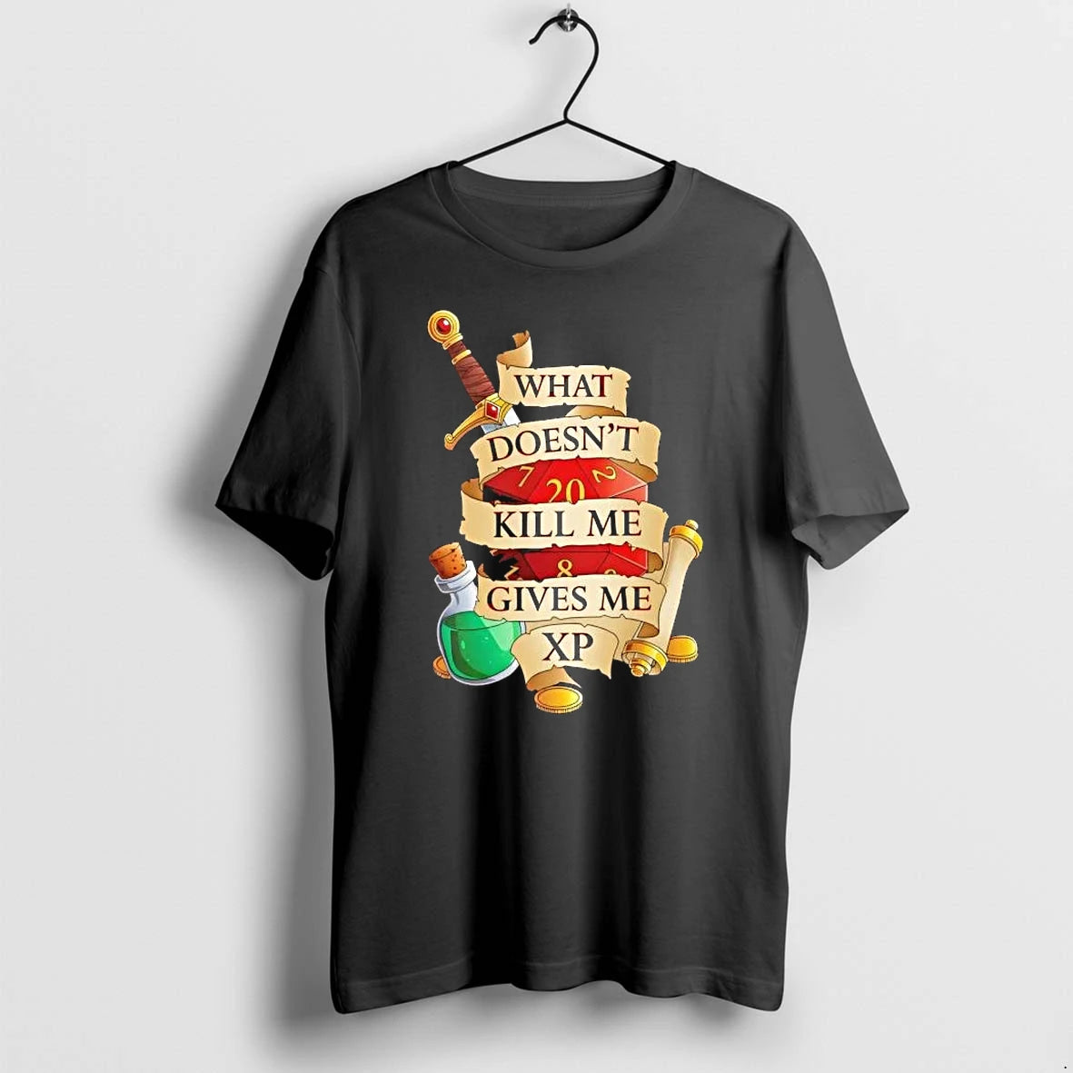 What Doesnt Kill Me Gives Me Xp Funny Rpg Gamer Tshirts Sweater