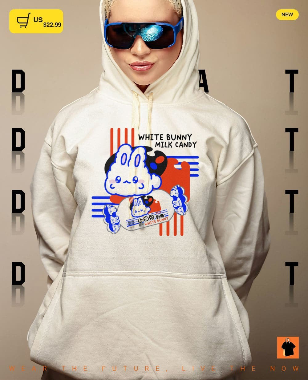 White Bunny Milk Candy Kawaii Asian Snacks shirt