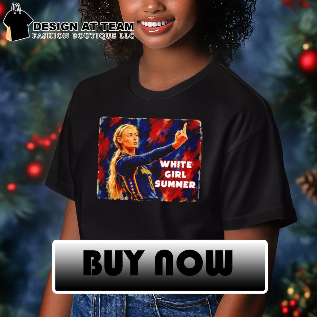 White girl Summer Sophie Cunningham middle finger Indiana Fever Basketball WNBA 2026 Hope style shirt