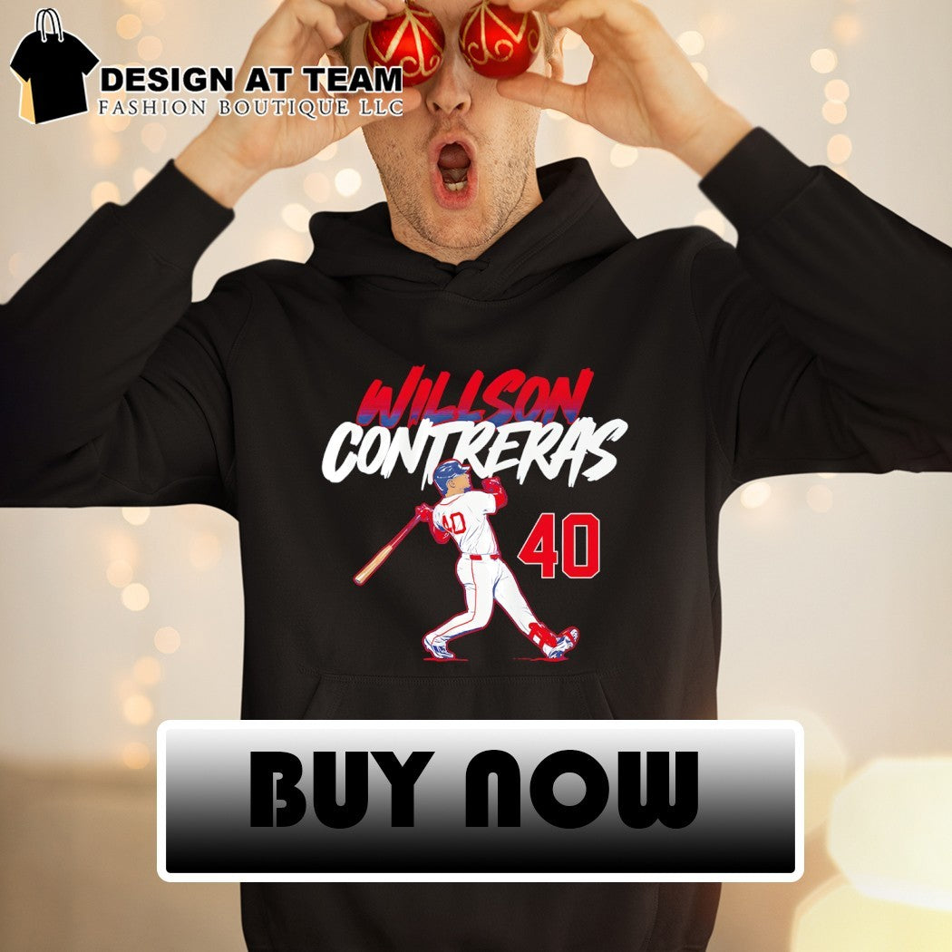 Willson Contreras 40 Boston Red Sox MLB Slugger Swing Number 2026 shirt