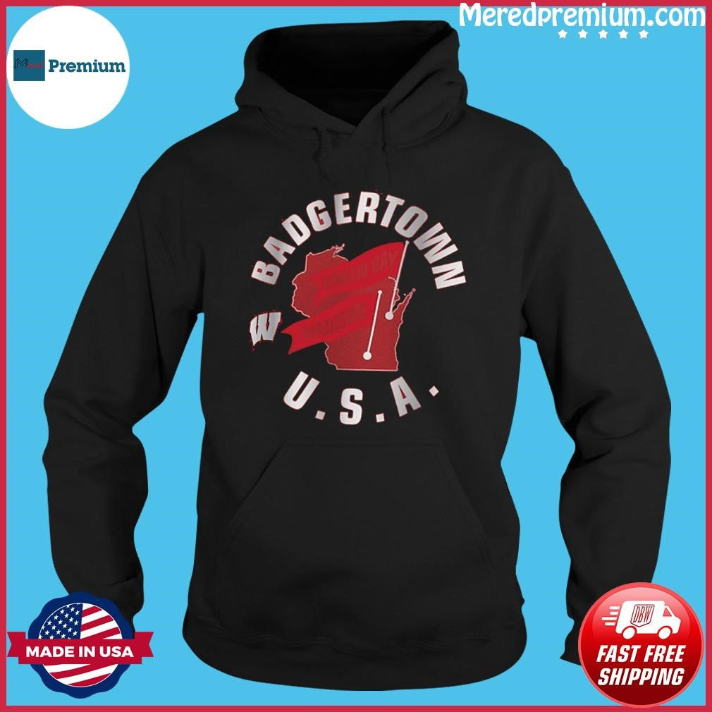 Wisconsin Badgers 2026 Lambeau Field Collection Badgertown USA Shirt