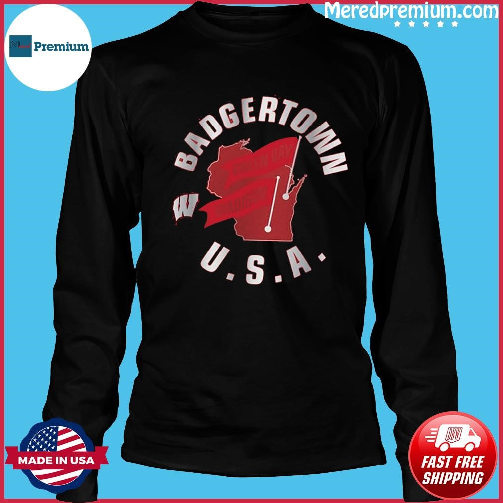 Wisconsin Badgers 2026 Lambeau Field Collection Badgertown USA Shirt