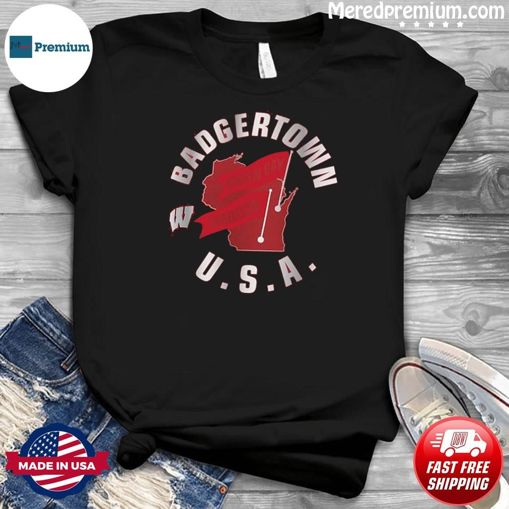 Wisconsin Badgers 2026 Lambeau Field Collection Badgertown USA Shirt