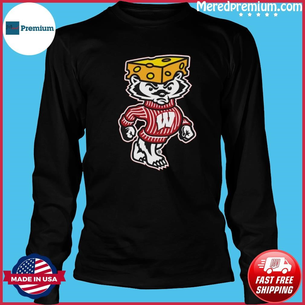 Wisconsin Badgers 2026 Lambeau Field Collection Bucky Cheesehead T-Shirt
