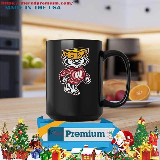 Wisconsin Badgers 2026 Lambeau Field Collection Bucky Cheesehead T-Shirt
