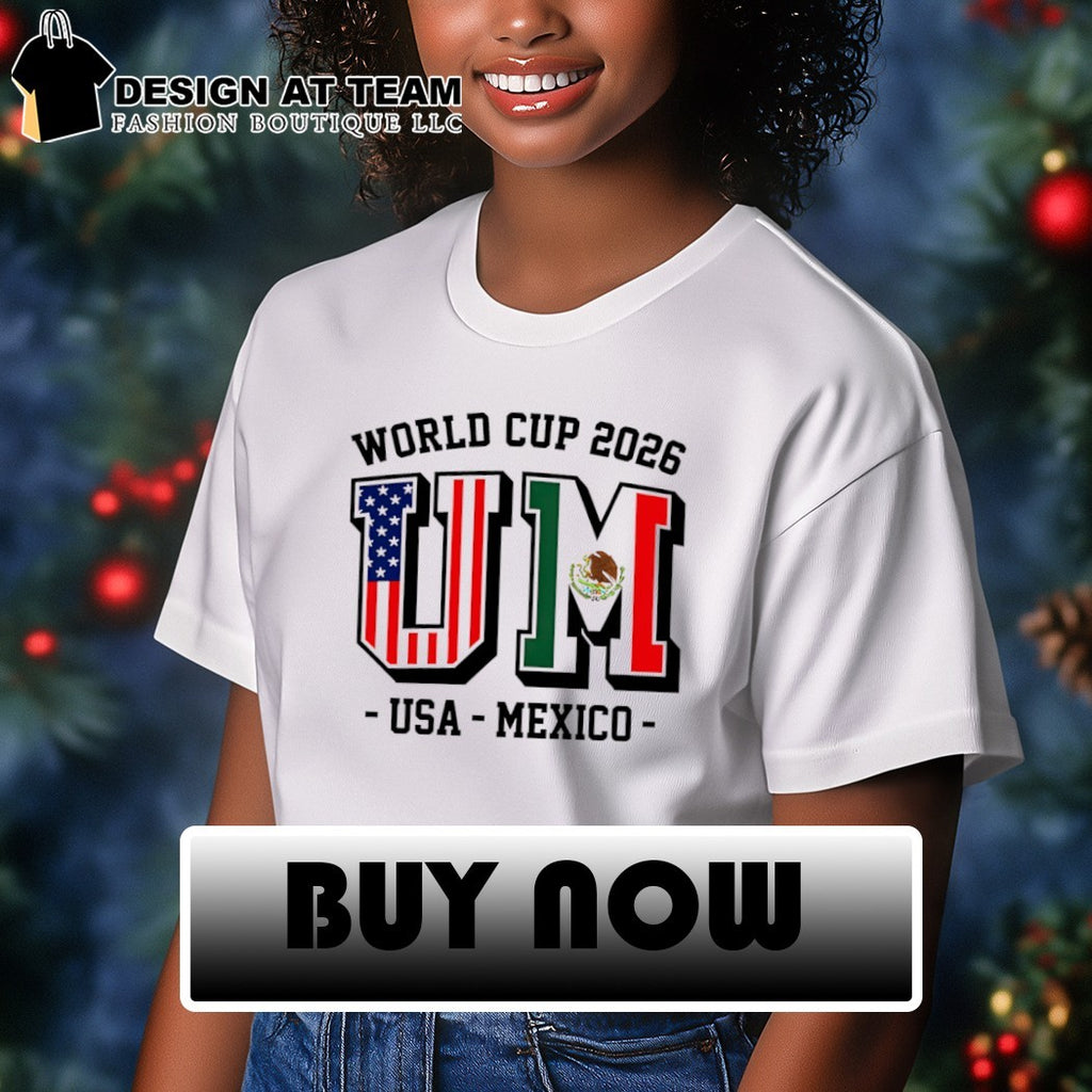 World Cup 2026 UM USA Mexico Canada eliminated flag shirt
