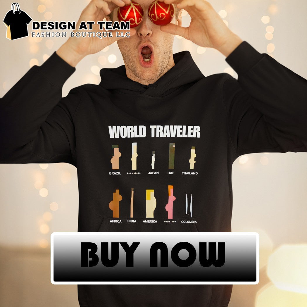 World Traveler Brazil Japan Uae Thailand Africa India Amerika Colombia 2026 shirt