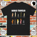 World Traveler Brazil Japan Uae Thailand Africa India Amerika Colombia 2026 shirt