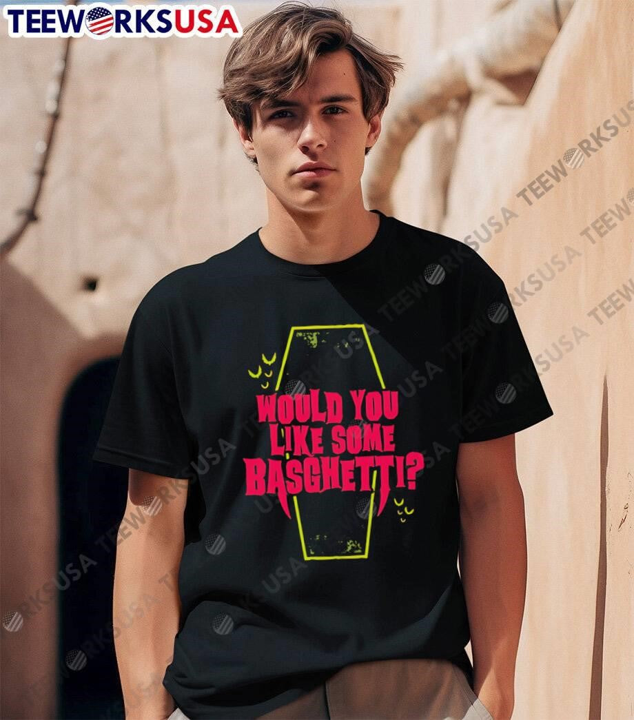 Would You Like Some Basghetti Vampire Coffin Bat Halloween shirt