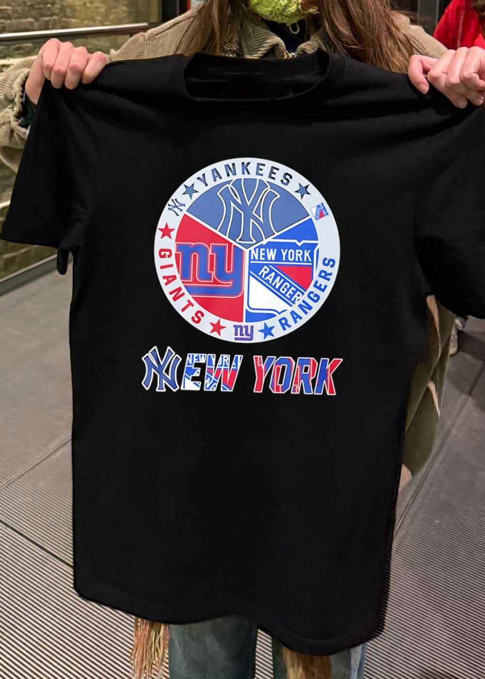 Yankees Giants Rangers NY New York Logo Sport Team shirt