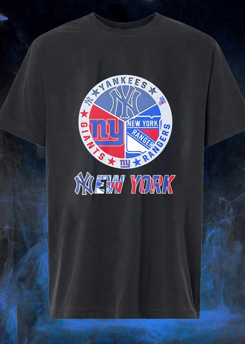 Yankees Giants Rangers NY New York Logo Sport Team shirt