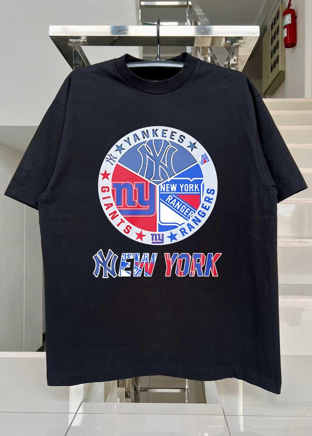 Yankees Giants Rangers NY New York Logo Sport Team shirt
