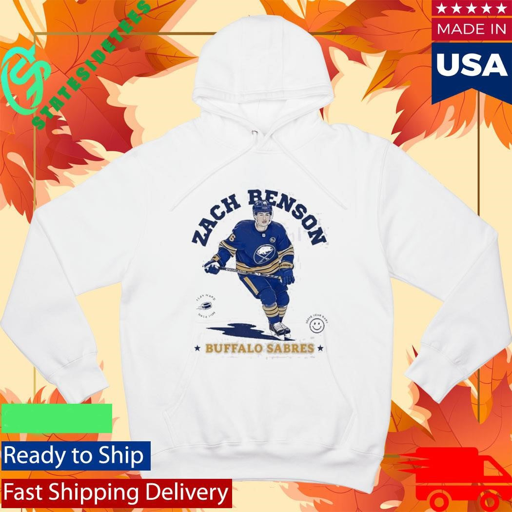 Zach Benson Buffalo Sabres Vintage Play Hard Have Fun Shirt